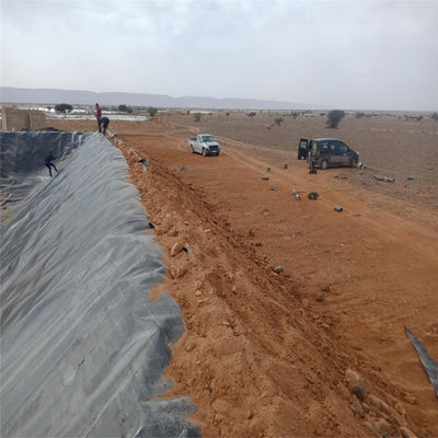 Βιομηχανικό σχεδιασμό Geomembrane Smooth Dam Liner για χαμηλότερη γεωμεμβράνη HDPE 1,5 mm