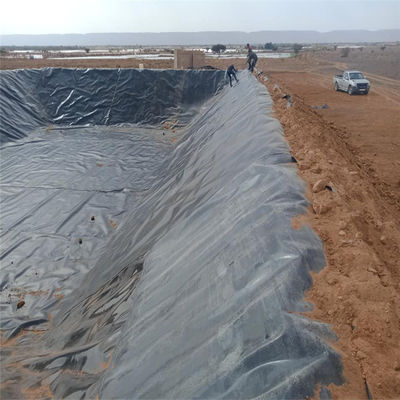 Βιομηχανικό σχεδιασμό Geomembrane Smooth Dam Liner για χαμηλότερη γεωμεμβράνη HDPE 1,5 mm