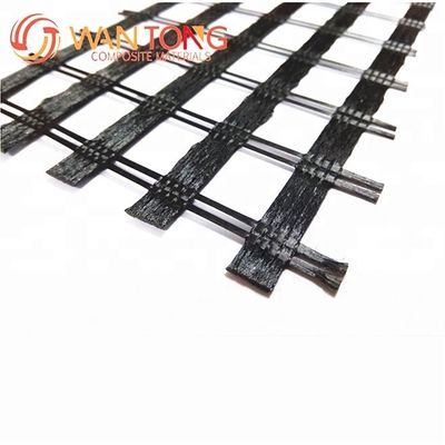 Πολυεστέρας υψηλής ελαστικότητας Geogrid 120kn PVC επικαλυμμένο πλάτος 5m για οδικές κατασκευές