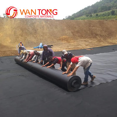 Σύγχρονο στυλ σχεδιασμού 1mm HDPE Geomembrane Liner Προσαρμοσμένο για λύσεις επένδυσης σήραγγας