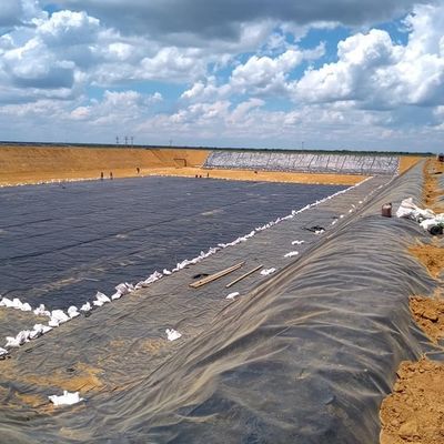 1 mm πλαστική γεωμεμβράνη HDPE για παραδοσιακό σχεδιασμό σε κυκλική επιφάνεια δεξαμενής ψαριών