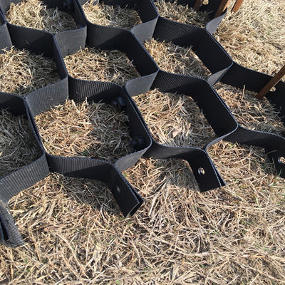 Υψηλή επιφάνεια 100 mm υφή HDPE γεωκύτταρο για έργα ανθεκτικής υποδομής