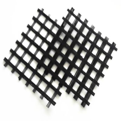 Βιαξιακό πολυεστέρα Geogrid 80-80 PET για στερεοποίηση οδικής πλατείας 0.2mm-4mm πάχος