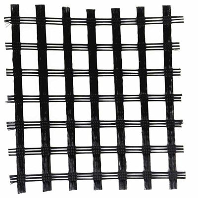 Βιαξιακό πολυεστέρα Geogrid 80-80 PET για στερεοποίηση οδικής πλατείας 0.2mm-4mm πάχος