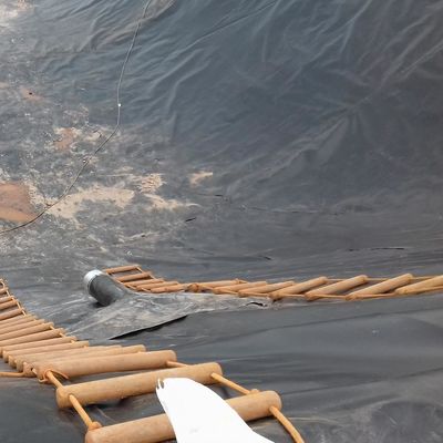 Πλαστικό υδροσταθεροποιητικό μεμβράνη για λίμνες ψαριών 0,5 mm HDPE