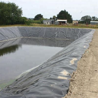 0.2mm HDPE Γεωμεμβράνη Αδιάβροχα Εφοδιαστικά με σκούπα για λίμνες εκτροφής ψαριών Biofloc