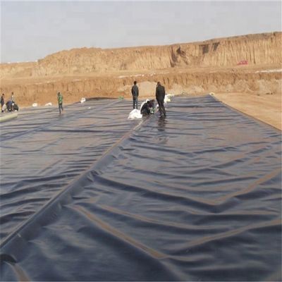 0.2mm HDPE Γεωμεμβράνη Αδιάβροχα Εφοδιαστικά με σκούπα για λίμνες εκτροφής ψαριών Biofloc