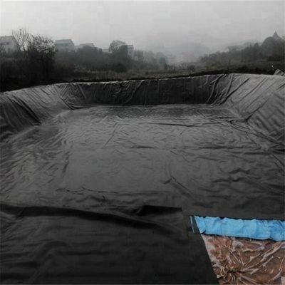 0.2mm HDPE Γεωμεμβράνη Αδιάβροχα Εφοδιαστικά με σκούπα για λίμνες εκτροφής ψαριών Biofloc