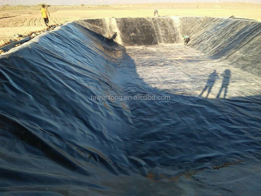 Γεωμεμβράνη υψόμετρου HDPE Φράγμα Αλιευτική δεξαμενή Γεωμεμβράνες γεωργικής λίμνης 1mm 2mm
