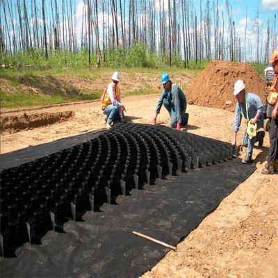 Παραδοσιακό σχεδιασμό HDPE ομαλή/υφασμένη διάτρητη γεωκύτταρα ευέλικτη και πρακτική