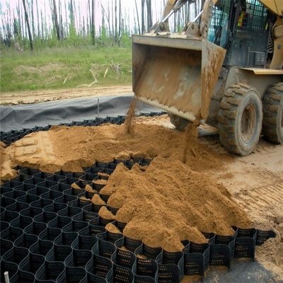 Παραδοσιακό σχεδιασμό HDPE ομαλή/υφασμένη διάτρητη γεωκύτταρα ευέλικτη και πρακτική