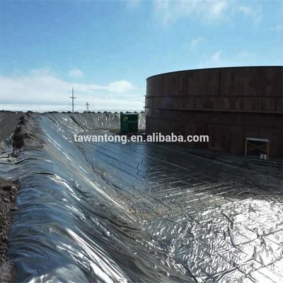 HDPE Γεωμεμβράνη 300 κυλίνδρους δεξαμενές νερού Φάρμα λίμνη πλαστική επένδυση για φράγμα πλάτος 2m-8m μπλε