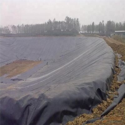 HDPE Γεωμεμβράνη 300 κυλίνδρους δεξαμενές νερού Φάρμα λίμνη πλαστική επένδυση για φράγμα πλάτος 2m-8m μπλε