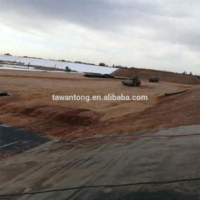 HDPE Γεωμεμβράνη 300 κυλίνδρους δεξαμενές νερού Φάρμα λίμνη πλαστική επένδυση για φράγμα πλάτος 2m-8m μπλε