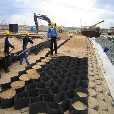 100-450mm HDPE Geocell για τη διατήρηση της κλίσης του τοίχου και τη σταθεροποίηση του εδάφους