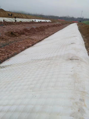 Σύγχρονο σχεδιασμό Μαύρο πολυεστέρα Staple Fiber Needle Punched Nonwoven Γεωτεξτύλιο 400gm