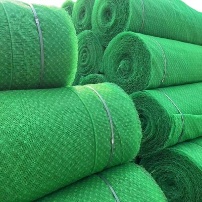 7.6-10.2mm πάχος σύνθετο Geonet 3 στρώσεις HDPE Geomat για την ενίσχυση του εδάφους