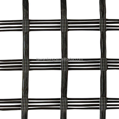 50-50kn Polyester Geogrid/ PET Geogrid για την ενίσχυση των όχθων ποταμών