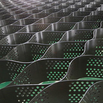 Δίκτυο χαλίκις από γεωκύτταρα HDPE με ύψος 50 mm και υφαντική ομαλή επιφάνεια