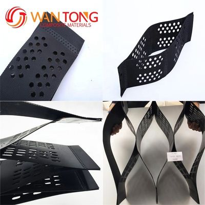 Δίκτυο χαλίκις από γεωκύτταρα HDPE με ύψος 50 mm και υφαντική ομαλή επιφάνεια