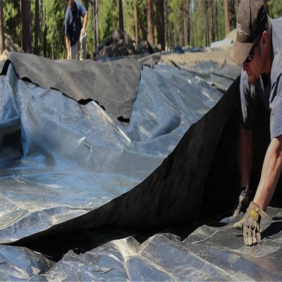 100% Virgin HDPE LLDPE Raw Material Wantong 0.5mm Γεωμεμβράνη για το στρώμα δεξαμενής χωματερή