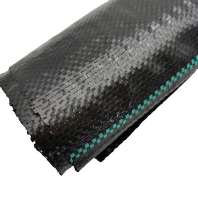 Προσαρμοσμένο μήκος 130GSM 170GSM Μαύρο PP υφαντικό γεωτεξτύλιο με πιστοποιητικό CE