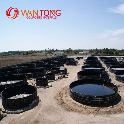 Σύγχρονο σχεδιασμό 0.5mm Geomembrane για τεχνητή ανατροφή ψαριών λίμνης
