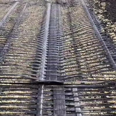 120KN HDPE πλαστικό μονοαξονικό γεωγραμμό για γεωσυνθετική σταθεροποίηση 50m μήκος κυλίνδρου