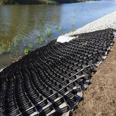 Νορβηγία HDPE Geocell για τοίχο στήριξης 50mm-250mm Υψόμετρο CE ISO14001 ISO9001 Πιστοποιημένο