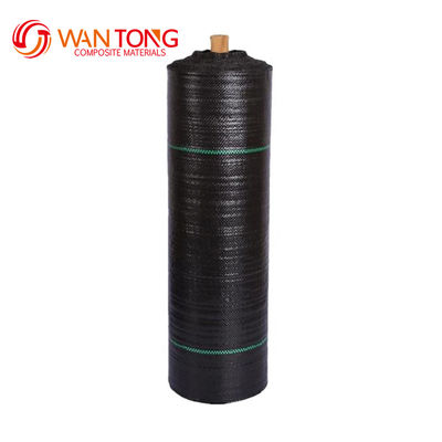 PP Υψηλής αντοχής στη τράβηξη 70GSM-400GSM Υφασμένο γεωτεξτύλιο για τον έλεγχο των ζιζανίων στον κήπο βατόμουρου