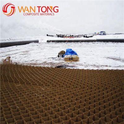 Προστασία δρόμου και πλαγιάς με HDPE Geocell Gravel Grid σε παραδοσιακό στυλ σχεδιασμού