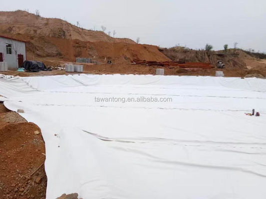 Υφάσματα μη υφασμένα από γεωτεξτύλιο για οδικές κατασκευές με πιστοποίηση ISO9001 ISO14001 BV