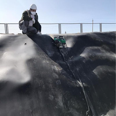 1 mm HDPE υδροσταθεροποιητική γεωμεμβράνη υδρατρείου για το έργο γεωργικού υδροδότησης