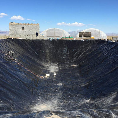 Σύγχρονο Στυλ Σχεδιασμού 40mil ή 1mm Smooth Geomembrane HDPE Pond Liner Εκπαίδευση επί τόπου