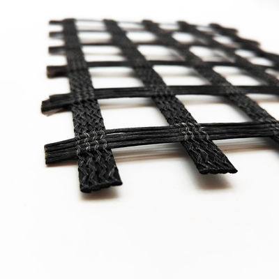 Πολυδιάστατο πλέξιμο πολυχτύωσης Polyester Geogrid 250-50kn για Σιδηροδρομικά Προγράμματα