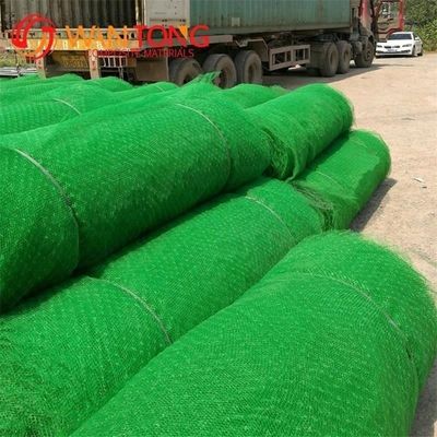3D 2m HDPE Geomat για Κινέζικο Στυλ Προστασίας Κλίσης και Οικολογικής Κάλυψης Γκαζόν