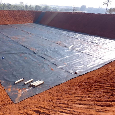 100% παρθένου HDPE LLDPE Geomembrane Liner για υδατοκαλλιέργεια ιχθυοκαλλιέργειας σε πάχος 0,5 mm
