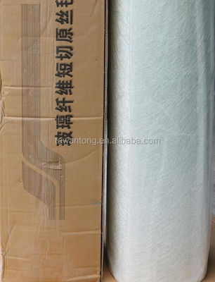 Ε-γυαλί Jushi Fiberglass Τεμαχισμένο Strand Mat 300gm 450gm με Μέση Ελαφρότητα Λευκό
