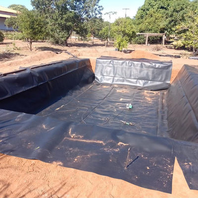 0.5mm HDPE γεωμεμβράνη για υδατοκαλλιέργεια πλαστικό αδιάβροχο ομαλό ψάρι γαρίδες λίμνη Liner