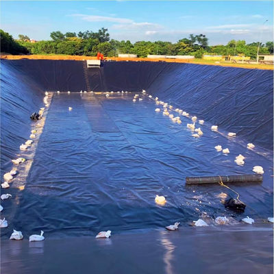 Ενισχυμένη γεωμεμβράνη HDPE με επένδυση μεμβράνης λίμνης για 100% πρωτόγονη υλική ύλη HDPE LLDPE