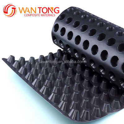 8mm HDPE PP Virgin Recycle Drainage Board για την κατασκευή υπόγειων δομών στάθμευσης