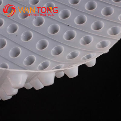 HDPE PP Virgin Recycle High Strength 10mm Dimple Height Drainage Board για σήραγγα/μετρό