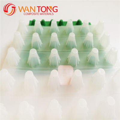 HDPE PP Virgin Recycle High Strength 10mm Dimple Height Drainage Board για σήραγγα/μετρό