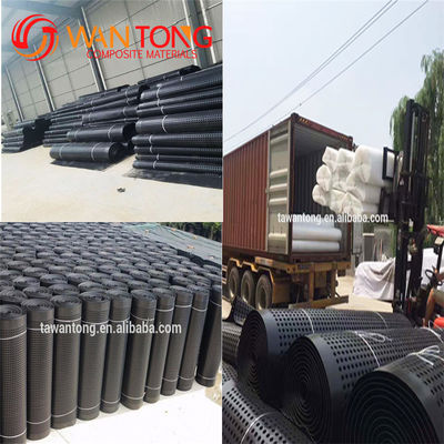 10-15m μήκος HDPE σύνθετο πλακέτα αποστράγγισης για το κτίριο και την κατασκευή με χαμηλότερο κόστος