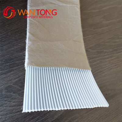 4mm ύψος PVD Προσυσκευασμένη κάθετη αποχέτευση Wick αποχέτευση για τις ανάγκες του έργου κατασκευής