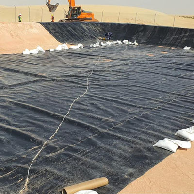 0.4mm πάχος Hdpe Γεωμεμβράνη Αλιευτική Φάρμα Liner για σύγχρονη κατασκευή πισίνας