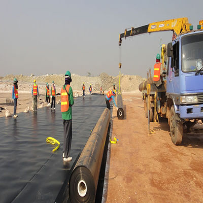 30mil HDPE πλαστική λίμνη λίμνη Γεωμεμβράνη Ελαστικός υδροστερόμεμβράνη για λίμνη ψαριών Πολυδιάστατη