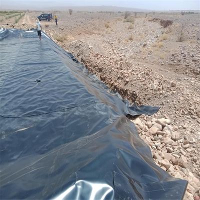 1.2mm HDPE Γεωμεμβράνη για την κατασκευή φράγματος στην Ουγκάντα Περιβαλλοντικά φιλική