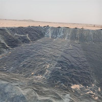Μαύρο HDPE Geomembrane Liner 1mm για γεωργικές λίμνες Ανερόμυστη 0,5mm 0,75mm 1,5mm