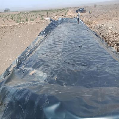 Μαύρο HDPE Geomembrane Liner 1mm για γεωργικές λίμνες Ανερόμυστη 0,5mm 0,75mm 1,5mm